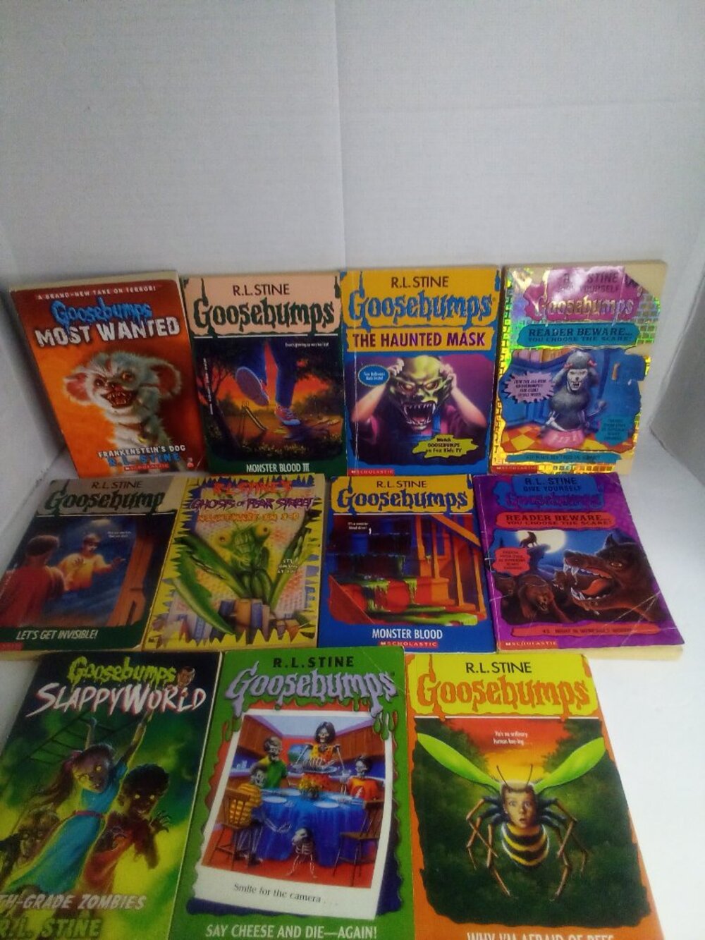 Goosebumps Paperback Book Lot of 11 R L Stine